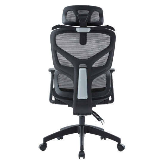 Καρεκλα γραφειου apex hm1227.01 μαυρo mesh & pp 68x68x120-130υεκ **