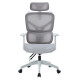 Καρεκλα γραφειου apex hm1227.02 λευκο pp--ανοιχτο γκρι mesh 68x68x120-130υεκ ** Καρεκλα γραφειου apex hm1227.02 λευκο pp--ανοιχτο γκρι mesh 68x68x120-130υεκ **