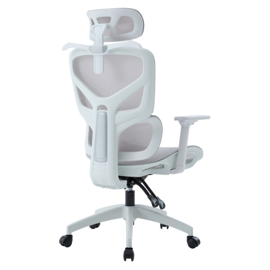 Καρεκλα γραφειου apex hm1227.02 λευκο pp--ανοιχτο γκρι mesh 68x68x120-130υεκ ** Καρεκλα γραφειου apex hm1227.02 λευκο pp--ανοιχτο γκρι mesh 68x68x120-130υεκ **