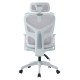 Καρεκλα γραφειου apex hm1227.02 λευκο pp--ανοιχτο γκρι mesh 68x68x120-130υεκ ** Καρεκλα γραφειου apex hm1227.02 λευκο pp--ανοιχτο γκρι mesh 68x68x120-130υεκ **