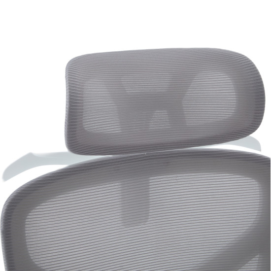 Καρεκλα γραφειου apex hm1227.02 λευκο pp--ανοιχτο γκρι mesh 68x68x120-130υεκ ** Καρεκλα γραφειου apex hm1227.02 λευκο pp--ανοιχτο γκρι mesh 68x68x120-130υεκ **