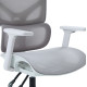 Καρεκλα γραφειου apex hm1227.02 λευκο pp--ανοιχτο γκρι mesh 68x68x120-130υεκ ** Καρεκλα γραφειου apex hm1227.02 λευκο pp--ανοιχτο γκρι mesh 68x68x120-130υεκ **