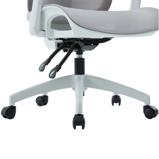 Καρεκλα γραφειου apex hm1227.02 λευκο pp--ανοιχτο γκρι mesh 68x68x120-130υεκ ** Καρεκλα γραφειου apex hm1227.02 λευκο pp--ανοιχτο γκρι mesh 68x68x120-130υεκ **