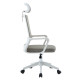 Καρεκλα γραφειου velocity hm1229.02 λευκο pp--ανοιχτο γκρι mesh 61x62x123υεκ **