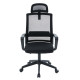 Καρεκλα γραφειου velocity hm1229.01 μαυρo mesh & pp 61x62x123υεκ **