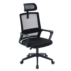 Καρεκλα γραφειου velocity hm1229.01 μαυρo mesh & pp 61x62x123υεκ **