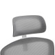 Καρεκλα γραφειου floater hm1230.02 λευκο pp--ανοιχτο γκρι mesh 62x62x106-116υεκ **