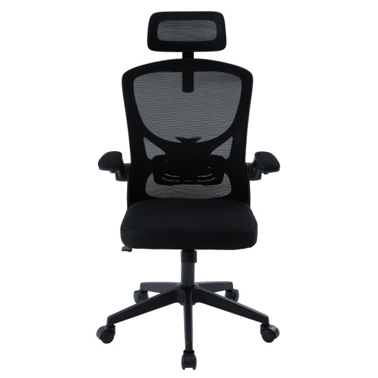 Καρεκλα γραφειου floater hm1230.01 μαυρo mesh & pp 62x62x106-116υεκ **