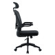 Καρεκλα γραφειου floater hm1230.01 μαυρo mesh & pp 62x62x106-116υεκ **
