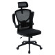 Καρεκλα γραφειου floater hm1230.01 μαυρo mesh & pp 62x62x106-116υεκ **