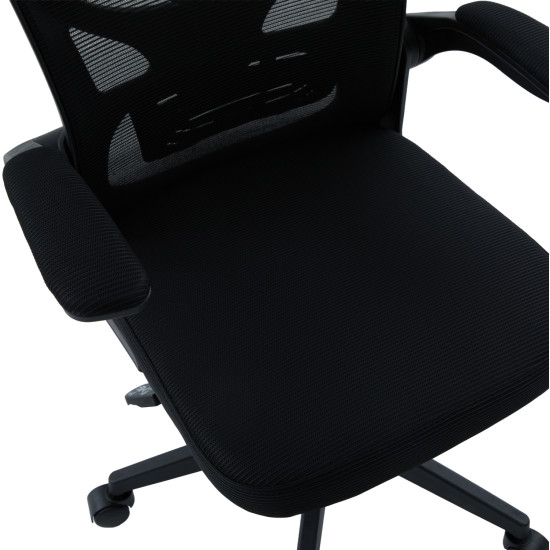 Καρεκλα γραφειου floater hm1230.01 μαυρo mesh & pp 62x62x106-116υεκ **
