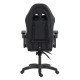 Καρεκλα gaming stratus hm1231.01 μαυρο pvc--με μαξiλαρακια μεσησ/κεφαλησ 62x62x119υεκ **