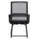 ΚΑΡΕΚΛΑ ΕΠΙΣΚΕΠΤΗ CASTER HM1228.01 PP--MESH--ΜΕΤΑΛΛΟ ΜΑΥΡΟ 46x52x94Υεκ - 2τεμ **