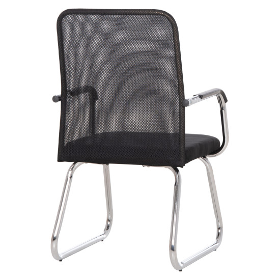 ΚΑΡΕΚΛΑ ΕΠΙΣΚΕΠΤΗ STED HM1232.01 ΜΑΥΡO MESH--ΠΟΔΙΑ/ΜΠΡΑΤΣΑ ΧΡΩΜΙΟΥ 55x59x89Υεκ - 2τεμ **