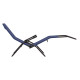Ξαπλωστρα κουνιστη swingsand hm6553.05 μπλε textilene--μαυρο μεταλλο 143x60x94υεκ ** Ξαπλωστρα κουνιστη swingsand hm6553.05 μπλε textilene--μαυρο μεταλλο 143x60x94υεκ **