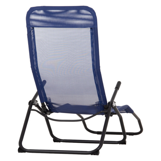 Ξαπλωστρα κουνιστη swingsand hm6553.05 μπλε textilene--μαυρο μεταλλο 143x60x94υεκ ** Ξαπλωστρα κουνιστη swingsand hm6553.05 μπλε textilene--μαυρο μεταλλο 143x60x94υεκ **