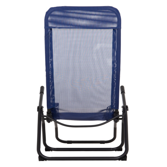 Ξαπλωστρα κουνιστη swingsand hm6553.05 μπλε textilene--μαυρο μεταλλο 143x60x94υεκ ** Ξαπλωστρα κουνιστη swingsand hm6553.05 μπλε textilene--μαυρο μεταλλο 143x60x94υεκ **