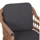 Σετ τραπεζαριασ 9τμχ stad hm10865.01 γκρι αλουμινιο-sintered stone top-olefin **