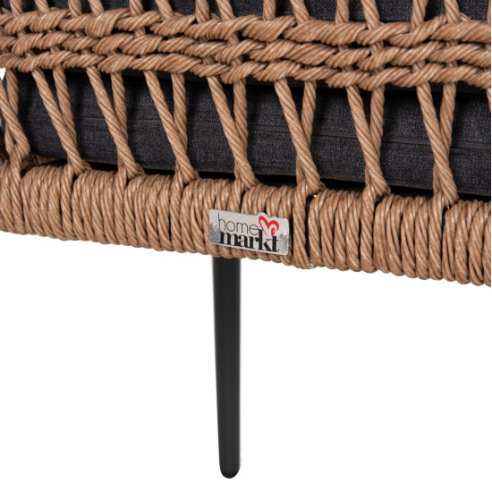 Σετ τραπεζαριασ 9τμχ stad hm10865.01 γκρι αλουμινιο-sintered stone top-olefin **