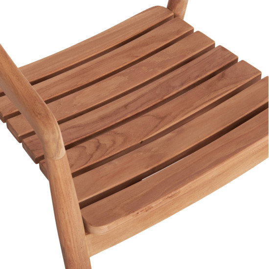Σετ τραπεζαριασ εξ.χωρου 5τμχ ebenizer hm10915 ξυλο teak σε φυσικο **