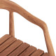 Σετ τραπεζαριασ εξ.χωρου 5τμχ ebenizer hm10915 ξυλο teak σε φυσικο **