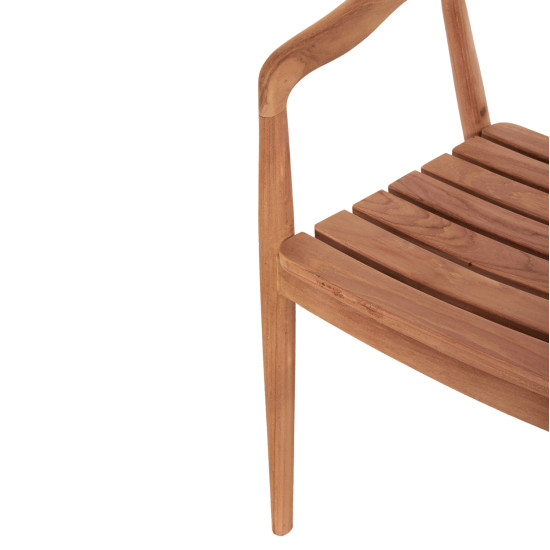 Σετ τραπεζαριασ εξ.χωρου 5τμχ ebenizer hm10915 ξυλο teak σε φυσικο **