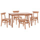 Σετ τραπεζαριασ εξ.χωρου 5τμχ robbie ημ10926 ξυλο teak σε φυσικο ** Σετ τραπεζαριασ εξ.χωρου 5τμχ robbie ημ10926 ξυλο teak σε φυσικο **