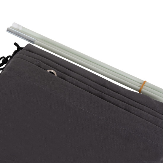 Καλυμμα 4x4m για ομπρελα hm6621.01 - spun polyester σε γκρι **