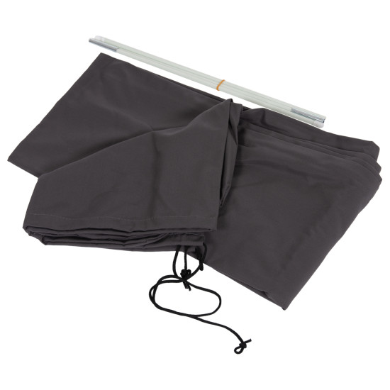 Καλυμμα 4x4m για ομπρελα hm6621.01 - spun polyester σε γκρι ** Καλυμμα 4x4m για ομπρελα hm6621.01 - spun polyester σε γκρι **