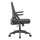 Καρεκλα γραφειου nettis hm1220.01 μαυρo mesh-βαση πολυπροπυλενιου 47x47x109-119υεκ **
