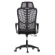 Καρεκλα γραφειου elvar hm1219.01 μαυρo mesh--βαση πολυπροπυλενιου 63x56x125υεκ **