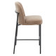 ΣΚΑΜΠΟ ΜΠΑΡ ΜΕΣ.ΥΨΟΥΣ MANIDO HM18427.02 TAUPE ΥΦΑΣΜΑ-ΜΕΤΑΛ.ΜΑΥΡΟΣ ΣΚΕΛΕΤΟΣ 45x55x92Υεκ - 2τεμ **