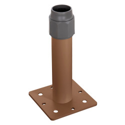 Βαση ομπρελασ αλουμινιου hm6607.02 heat transfer αλουμινιο 18x18x30υεκ. **
