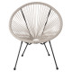 Σετ εξωτερικου χωρου 3τμχ acapulco hm11861.03 p.e.rattan εκρου-μεταλλο σε μαυρο ** Σετ εξωτερικου χωρου 3τμχ acapulco hm11861.03 p.e.rattan εκρου-μεταλλο σε μαυρο **