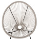 Σετ εξωτερικου χωρου 3τμχ acapulco hm11861.03 p.e.rattan εκρου-μεταλλο σε μαυρο ** Σετ εξωτερικου χωρου 3τμχ acapulco hm11861.03 p.e.rattan εκρου-μεταλλο σε μαυρο **