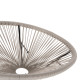 Σετ εξωτερικου χωρου 3τμχ acapulco hm11861.03 p.e.rattan εκρου-μεταλλο σε μαυρο ** Σετ εξωτερικου χωρου 3τμχ acapulco hm11861.03 p.e.rattan εκρου-μεταλλο σε μαυρο **