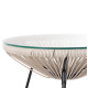 Σετ εξωτερικου χωρου 3τμχ acapulco hm11861.03 p.e.rattan εκρου-μεταλλο σε μαυρο ** Σετ εξωτερικου χωρου 3τμχ acapulco hm11861.03 p.e.rattan εκρου-μεταλλο σε μαυρο **