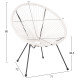 Σετ εξωτερικου χωρου 3τμχ acapulco hm11861.12 p.e.rattan λευκο-μεταλλο σε μαυρο ** Σετ εξωτερικου χωρου 3τμχ acapulco hm11861.12 p.e.rattan λευκο-μεταλλο σε μαυρο **