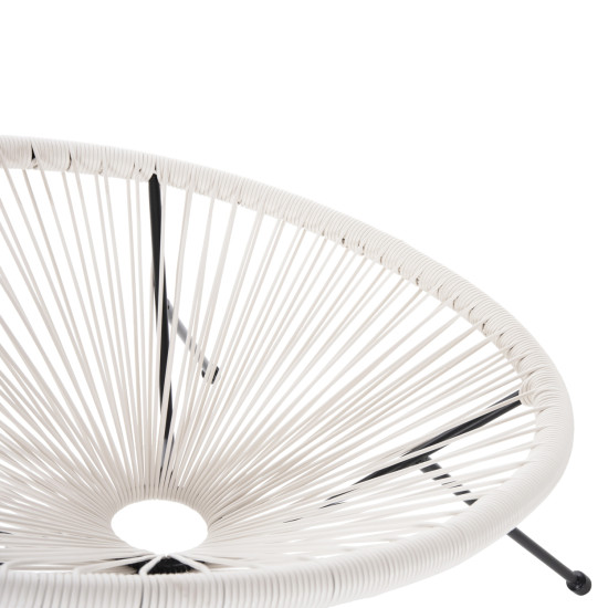 Σετ εξωτερικου χωρου 3τμχ acapulco hm11861.12 p.e.rattan λευκο-μεταλλο σε μαυρο ** Σετ εξωτερικου χωρου 3τμχ acapulco hm11861.12 p.e.rattan λευκο-μεταλλο σε μαυρο **