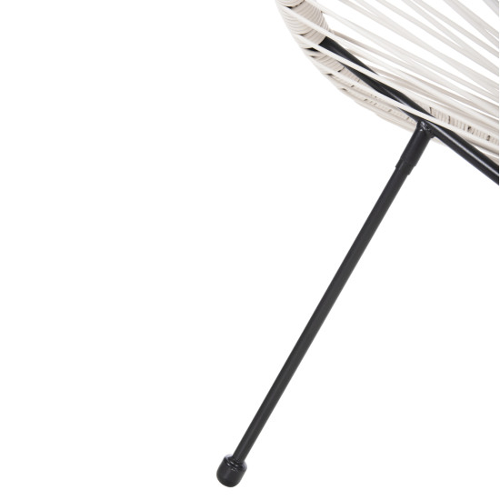 Σετ εξωτερικου χωρου 3τμχ acapulco hm11861.12 p.e.rattan λευκο-μεταλλο σε μαυρο ** Σετ εξωτερικου χωρου 3τμχ acapulco hm11861.12 p.e.rattan λευκο-μεταλλο σε μαυρο **