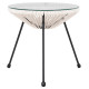Σετ εξωτερικου χωρου 3τμχ acapulco hm11861.12 p.e.rattan λευκο-μεταλλο σε μαυρο ** Σετ εξωτερικου χωρου 3τμχ acapulco hm11861.12 p.e.rattan λευκο-μεταλλο σε μαυρο **