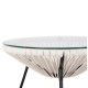 Σετ εξωτερικου χωρου 3τμχ acapulco hm11861.12 p.e.rattan λευκο-μεταλλο σε μαυρο ** Σετ εξωτερικου χωρου 3τμχ acapulco hm11861.12 p.e.rattan λευκο-μεταλλο σε μαυρο **