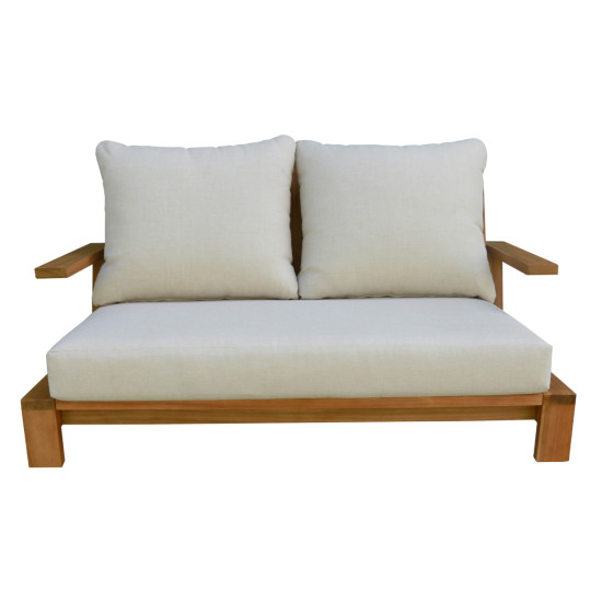 Σετ σαλονι lounge 4τμχ mirex hm6521 ξυλο ακακιασ--πολυεστερικα μαξιλαρια εκρου **