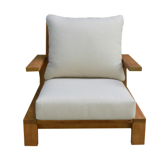 Σετ σαλονι lounge 4τμχ mirex hm6521 ξυλο ακακιασ--πολυεστερικα μαξιλαρια εκρου **