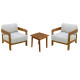 Lounge σετ solara hm10892 τραπεζακι & 2 πολυθρονεσ--ξυλο ακακιασ--εκρου μαξιλαρια ** Lounge σετ solara hm10892 τραπεζακι & 2 πολυθρονεσ--ξυλο ακακιασ--εκρου μαξιλαρια **