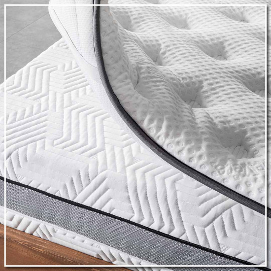 ΑΝΩΣΤΡΩΜΑ ALOE VERA HARD 7 cm ΜΕ ΚΑΠΙΤΟΝΕ ΚΑΛΥΜΜΑ - 180x200