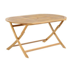 ΑΝΑΔΙΠΛΟΥΜΕΝΟ ΟΒΑΛ ΤΡΑΠΕΖΙ ΚΗΠΟΥ ΞΥΛΟ ΑΚΑΚΙΑΣ  FL945 ΚΑΡΥΔΙ ΣΚΕΛΕΤΟΣ 150x80x74εκ