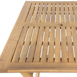 ΑΝΑΔΙΠΛΟΥΜΕΝΟ ΤΡΑΠΕΖΙ ΚΗΠΟΥ ΞΥΛΟ ΑΚΑΚΙΑΣ  FL943 ΚΑΡΥΔΙ ΣΚΕΛΕΤΟΣ 140x80x74εκ