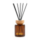 ΑΡΩΜΑΤΙΚΟ ΧΩΡΟΥ "Sandalwood" ΓΥΑΛΙΝΟ ΜΠΟΥΚΑΛΑΚΙ ΜΕ STICKS  FL25240 ΣΕ ΣΥΣΚΕΥΑΣΙΑ ΔΩΡΟΥ ΚΑΦΕ ΧΡΩΜΑ 200ml