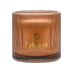 ΑΡΩΜΑΤΙΚΟ ΚΕΡΙ "Sandalwood"  FL25245 ΣΕ ΓΥΑΛΙΝΟ ΒΑΖΑΚΙ 400gr ΚΑΙ ΣΥΣΚΕΥΑΣΙΑ ΔΩΡΟΥ